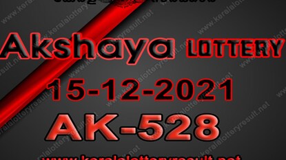 അക്ഷയ ലോട്ടറി ഫലം അക്ഷയ ലോട്ടറി ഫലം