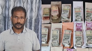 അറസ്റ്റിലായ എ എം ഹാരിസ്