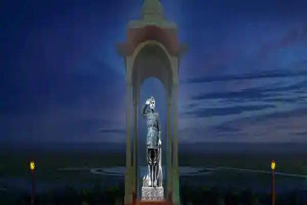 കേന്ദ്ര സാംസ്‌കാരിക മന്ത്രാലയമാണ് ശില്പത്തിന്റെ രൂപരേഖ തയ്യാറാക്കിയിരിക്കുന്നത്. നേതാജിയുടെ പ്രതിമ കൊത്തിയെടുക്കാനുള്ള ബ്ലാക്ക് ജേഡ് ഗ്രാനൈറ്റ് കല്ല് തെലങ്കാനയില്‍ നിന്നായിരിക്കും കൊണ്ടുവരുക.