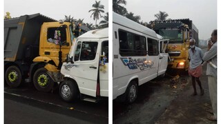 അപകടത്തിന്റെ ദൃശ്യം 