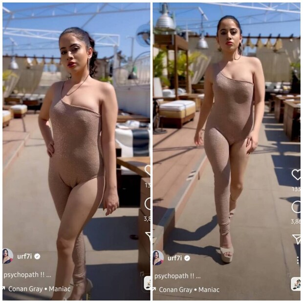 ഉർഫി ജാവേദ് തന്റെ അസാധാരണമായ ഫാഷൻ സെൻസിലൂടെ ആരാധകരുടെയും സോഷ്യൽ മീഡിയയുടെയും ശ്രദ്ധക്ഷണിക്കുന്നത് തുടരുന്നു. വിചിത്രമായ വസ്ത്രങ്ങളുടെ പേരിൽ ഉർഫി പലപ്പോഴും ട്രോളപ്പെടാറുണ്ട്. എന്നിരുന്നാലും ഉർഫിയുടെ ഫാഷൻ തിരഞ്ഞെടുപ്പുകൾ കാത്തിരിക്കുന്ന നിരവധി പേരുണ്ട്. വിചിത്രമായ വസ്ത്രത്തിൽ സ്വയം അവതരിപ്പിച്ച ഒരു ഇൻസ്റ്റഗ്രാം വീഡിയോ നടി വീണ്ടും പങ്കിട്ടു. ഇത് നെറ്റിസൺസിനിടയിൽ ചർച്ചാ വിഷയമായി മാറി ഉർഫി ജാവേദ് തന്റെ അസാധാരണമായ ഫാഷൻ സെൻസിലൂടെ ആരാധകരുടെയും സോഷ്യൽ മീഡിയയുടെയും ശ്രദ്ധക്ഷണിക്കുന്നത് തുടരുന്നു. വിചിത്രമായ വസ്ത്രങ്ങളുടെ പേരിൽ ഉർഫി പലപ്പോഴും ട്രോളപ്പെടാറുണ്ട്. എന്നിരുന്നാലും ഉർഫിയുടെ ഫാഷൻ തിരഞ്ഞെടുപ്പുകൾ കാത്തിരിക്കുന്ന നിരവധി പേരുണ്ട്. വിചിത്രമായ വസ്ത്രത്തിൽ സ്വയം അവതരിപ്പിച്ച ഒരു ഇൻസ്റ്റഗ്രാം വീഡിയോ നടി വീണ്ടും പങ്കിട്ടു. ഇത് നെറ്റിസൺസിനിടയിൽ ചർച്ചാ വിഷയമായി മാറി