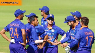 വെസ്റ്റിൻഡ‍ീസിനെതിരെ വിക്കറ്റ് നേട്ടം ആഘോഷിക്കുന്ന ഇന്ത്യൻ താരങ്ങൾ (Image Credits: BCCI, Twitter)