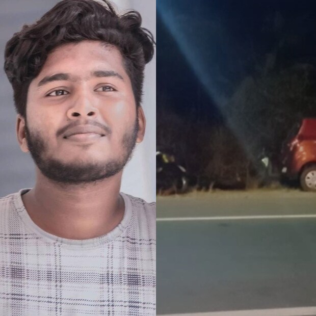  കൊല്ലം: കൊട്ടാരക്കര (Kottarakkara) വാളകത്ത് (Valakom) കാറും ബൈക്കും കൂട്ടിയിടിച്ചു 21 വയസുള്ള യുവാവ് മരിച്ചു.