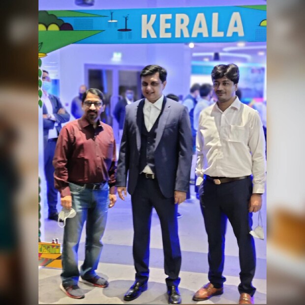  എക്സ്പോ വേദിയിലെത്തിയ മന്ത്രി മുഹമ്മദ് റിയസിനൊപ്പം സംസ്ഥാന ടൂറിസം വകുപ്പിലെ ഉദ്യോഗസ്ഥരും ഉണ്ടായിരുന്നു.