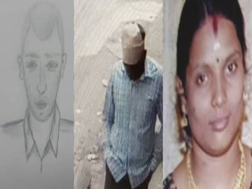 പോലീസ് പുറത്തുവിട്ട രേഖാചിത്രം, പോലീസിന് ലഭിച്ച സിസിടിവി ദൃശ്യം, കൊല്ലപ്പെട്ട വിനീത

