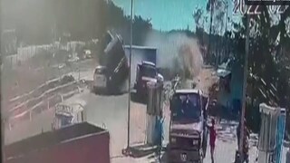 അപകടത്തിന്റെ ദൃശ്യം