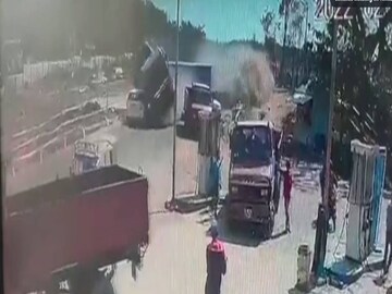 അപകടത്തിന്റെ ദൃശ്യം
