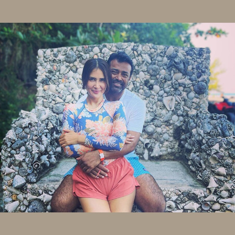  കിം ശർമ്മയും ലിയാണ്ടർ പെയ്‌സും (ചിത്രം: ഇൻസ്റ്റഗ്രാം)