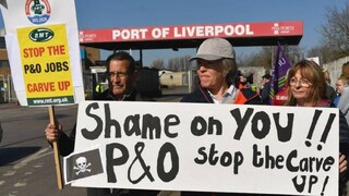 പിരിച്ചുവിടലിനെതിരെയുള്ള പ്രതിഷേധം (ചിത്രം: BBC)