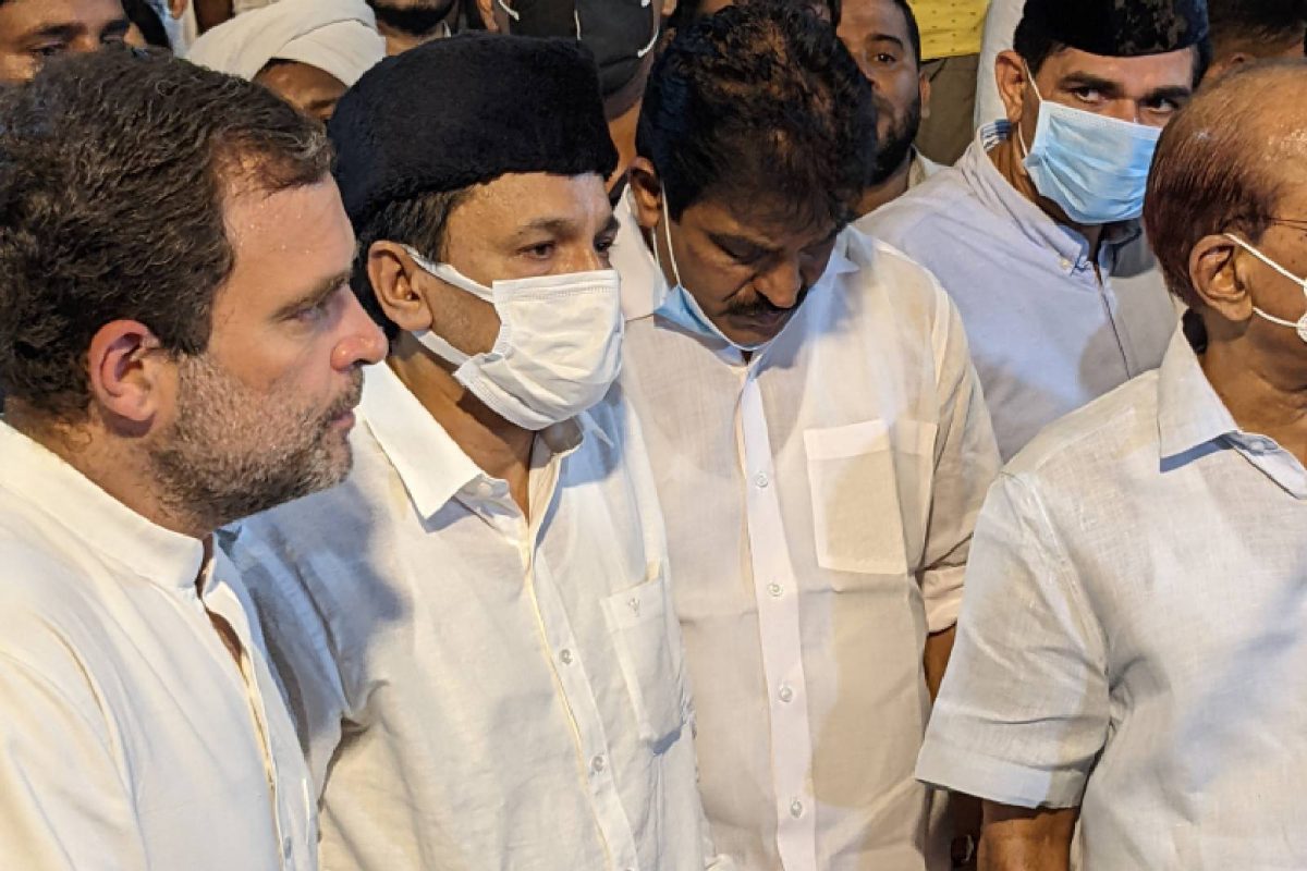 രാഹുൽ ഗാന്ധി പാണക്കാട് എത്തിയപ്പോൾ