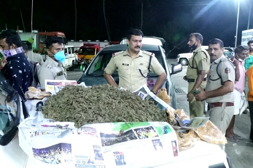  വാടകയ്ക്കെടുത്ത ഇന്നോവ കാറിൽ തിരുപ്പതി ക്ഷേത്ര ദർശനത്തിനെന്ന വ്യാജേനെയാണ് കുടുംബവുമൊത്ത് പ്രതികൾ കഞ്ചാവ് കടത്തിയത്. വിഷ്ണുവിന്റെ ഭാര്യ സൂര്യയും രണ്ട് വയസുള്ള കുട്ടിയും വാഹനത്തിലുണ്ടായിരുന്നു. കരുനാഗപ്പള്ളിയിൽ നിന്നും ഡാൻസാഫ് ടീം പിൻതുടർന്ന് നീണ്ടകരയ്ക്ക് സമീപത്തു നിന്നുമാണ് പിടികൂടിയത്.