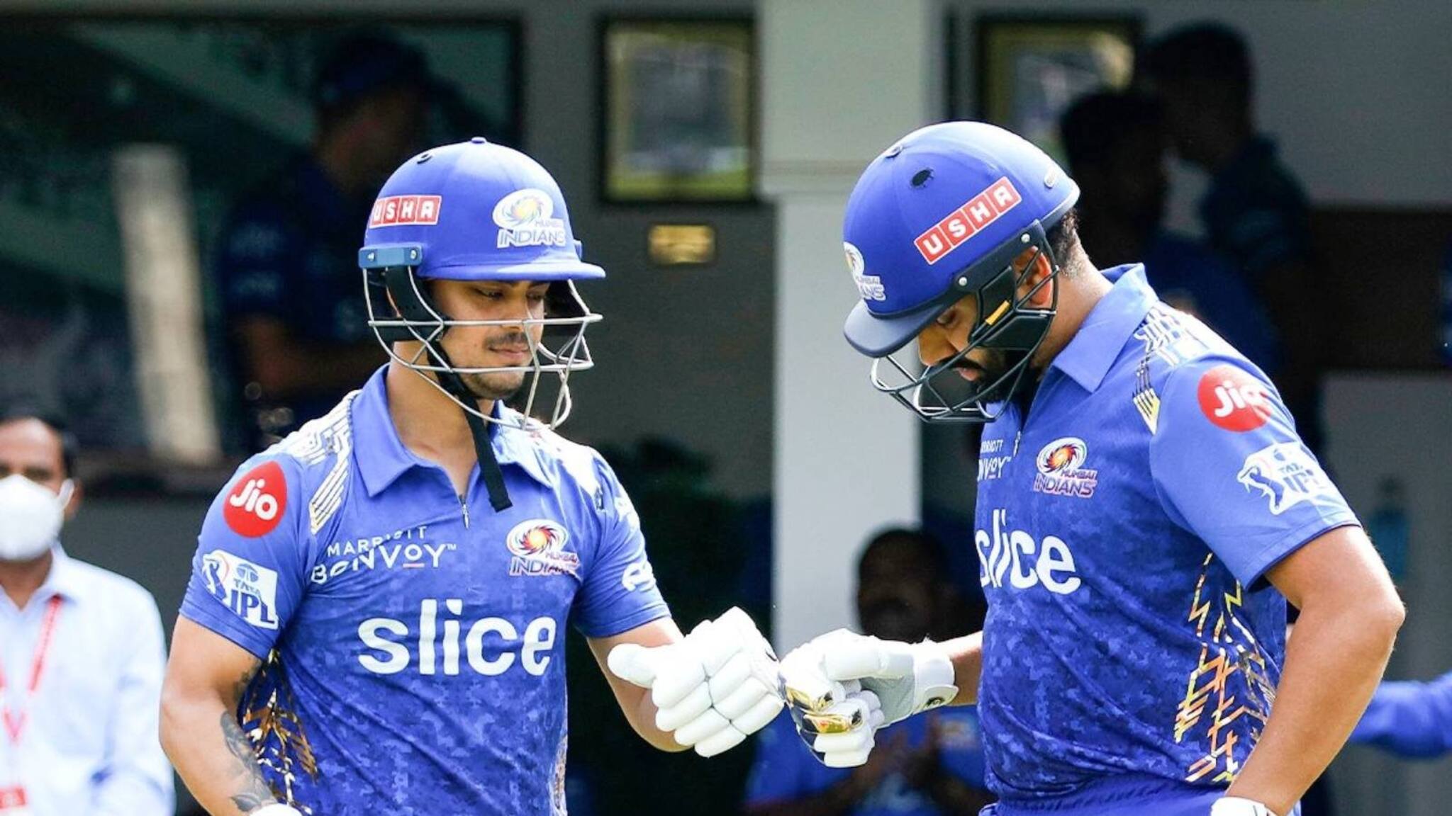 IPL 2022 |തകര്‍ത്തടിച്ച് ഇഷാനും (81*) രോഹിത്തും(41); ഡല്‍ഹിക്ക് 178 റണ്‍സ് വിജയലക്ഷ്യം