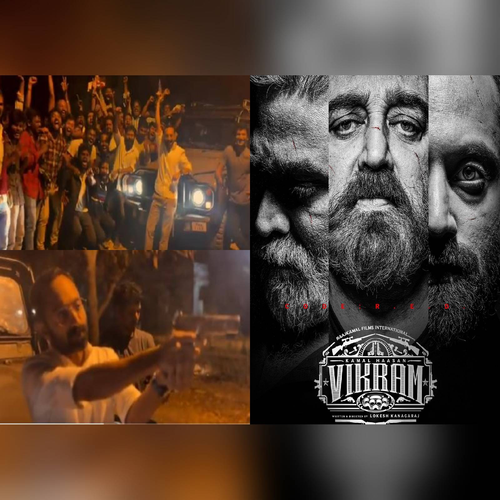 വെടിയുതിര്‍ത്ത് ഫഹദ് ഫാസില്‍; കാഴ്ചക്കാരായി ലോകേഷും സംഘവും, 'വിക്രം' ചിത്രീകരണം അവസാനിച്ചു