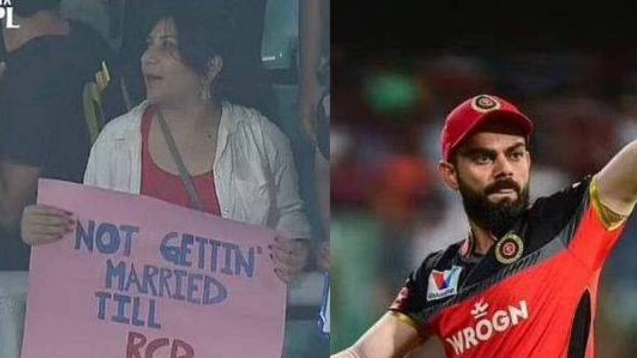 IPL 2022 |'ബാംഗ്ലൂര്‍ കിരീടം നേടാതെ വിവാഹം കഴിക്കില്ല'; വൈറലായി RCB ആരാധിക