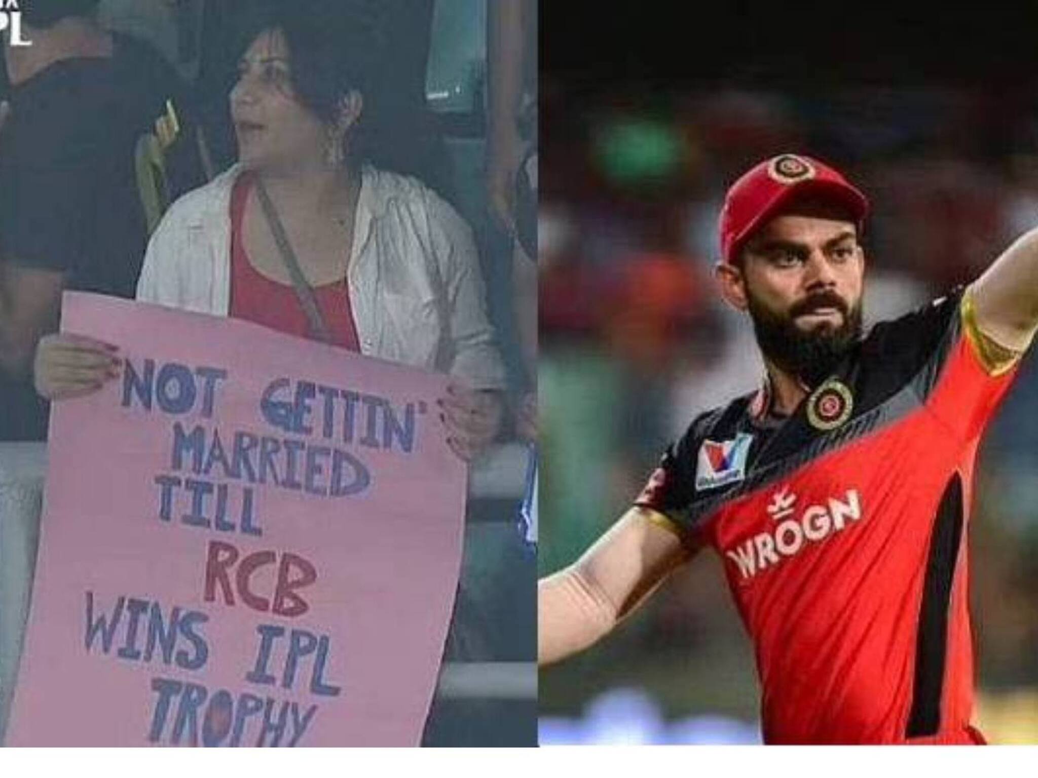 IPL 2022 |'ബാംഗ്ലൂര്‍ കിരീടം നേടാതെ വിവാഹം കഴിക്കില്ല'; വൈറലായി RCB ആരാധിക