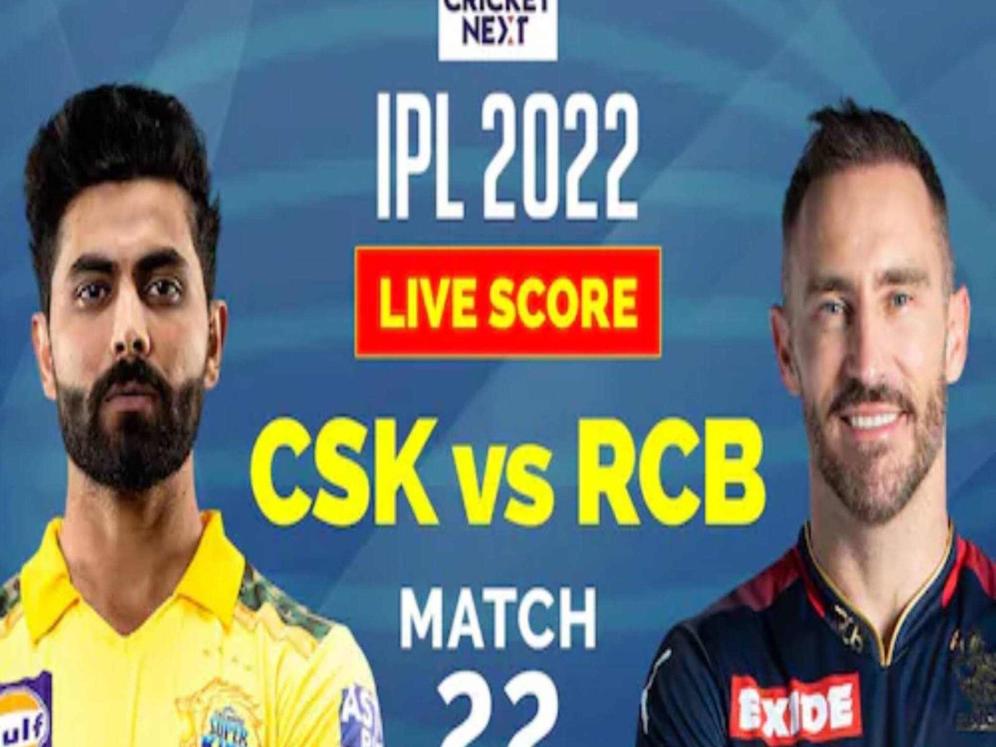 IPL 2022 | ചെന്നൈക്കെതിരെ ബാംഗ്ലൂരിന് ടോസ്; ബൗളിംഗ് തിരഞ്ഞെടുത്തു; ഇരട്ട മാറ്റങ്ങളുമായി ആർസിബി