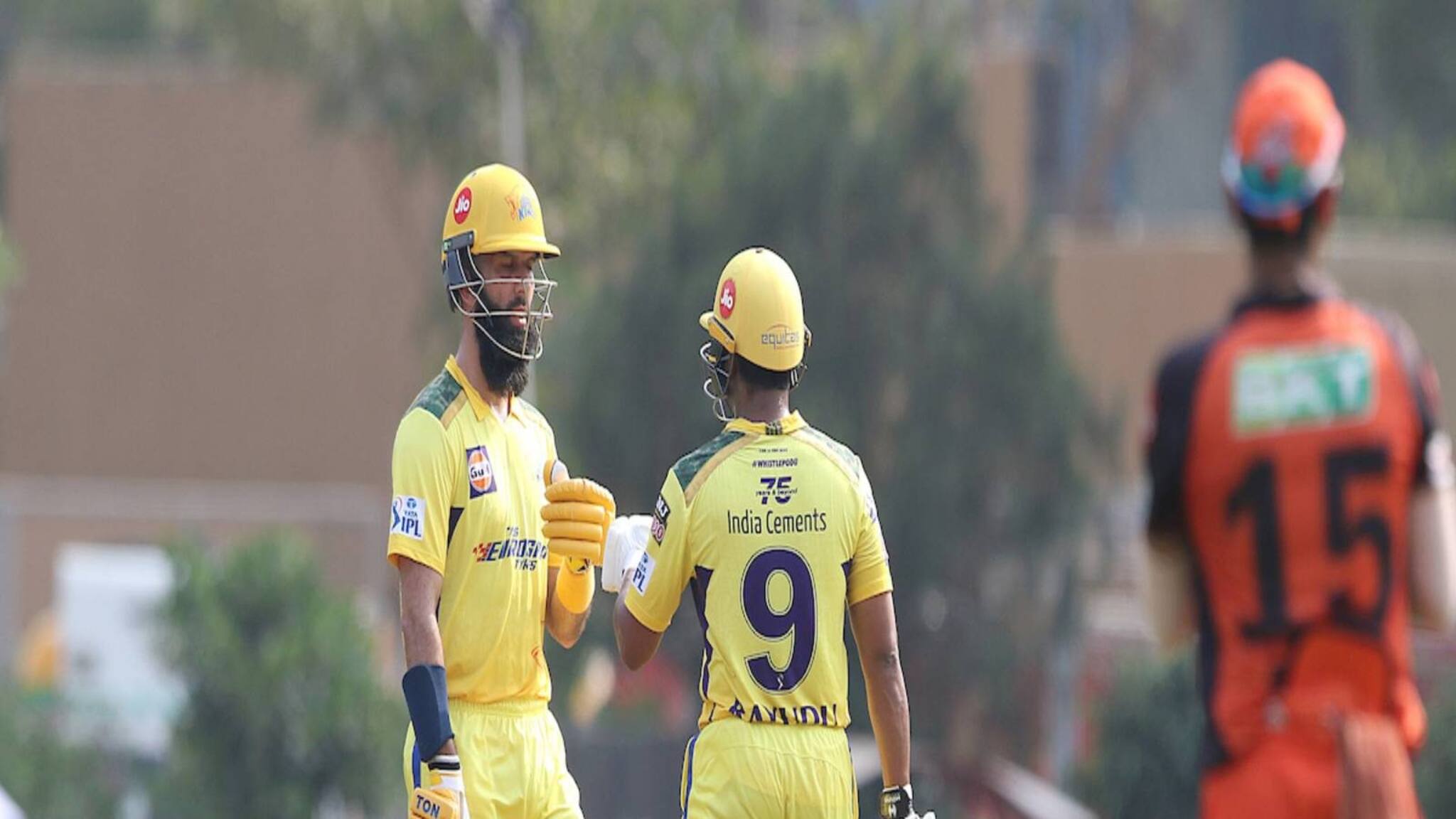 IPL 2022 |മോയിന്‍ അലി (48); ചെന്നൈക്കെതിരെ ഹൈദരാബാദിന് 155 റണ്‍സ് വിജയലക്ഷ്യം