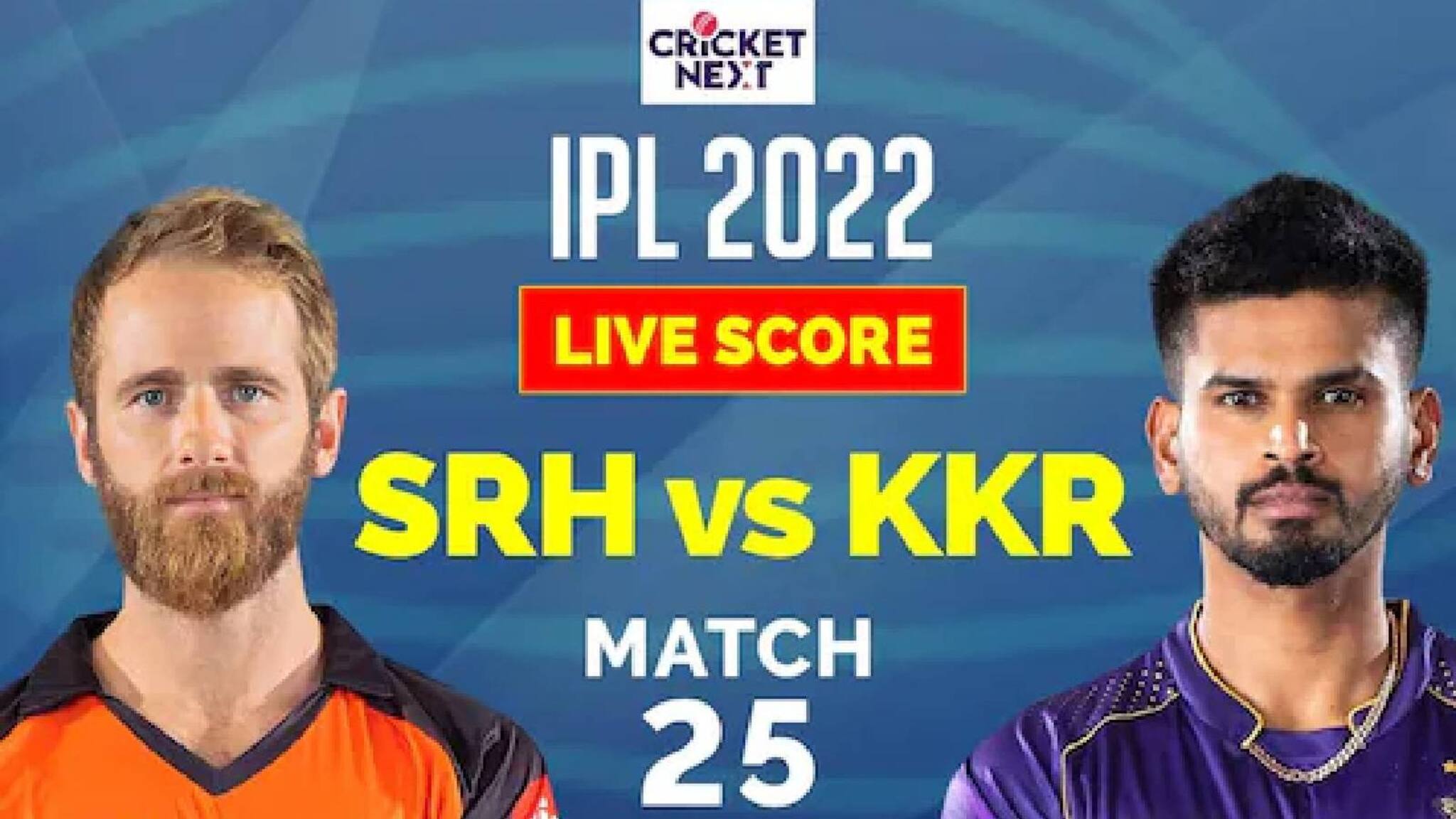 IPL 2022 | കൊൽക്കത്തയ്‌ക്കെതിരെ ടോസ് നേടി ഹൈദരാബാദ്; ബൗളിംഗ് തിരഞ്ഞെടുത്തു; വമ്പൻ മാറ്റങ്ങളുമായി കൊൽക്കത്ത