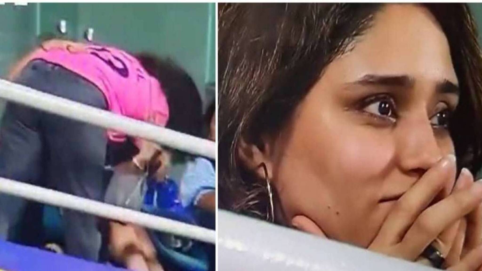 IPL 2022 |രോഹിത്തിന്റെ വിക്കറ്റ് വീഴ്ത്തി അശ്വിന്‍; ഗാലറിയില്‍ റിതികയെ ആശ്വസിപ്പിച്ച് അശ്വിന്റെ ഭാര്യ; വീഡിയോ