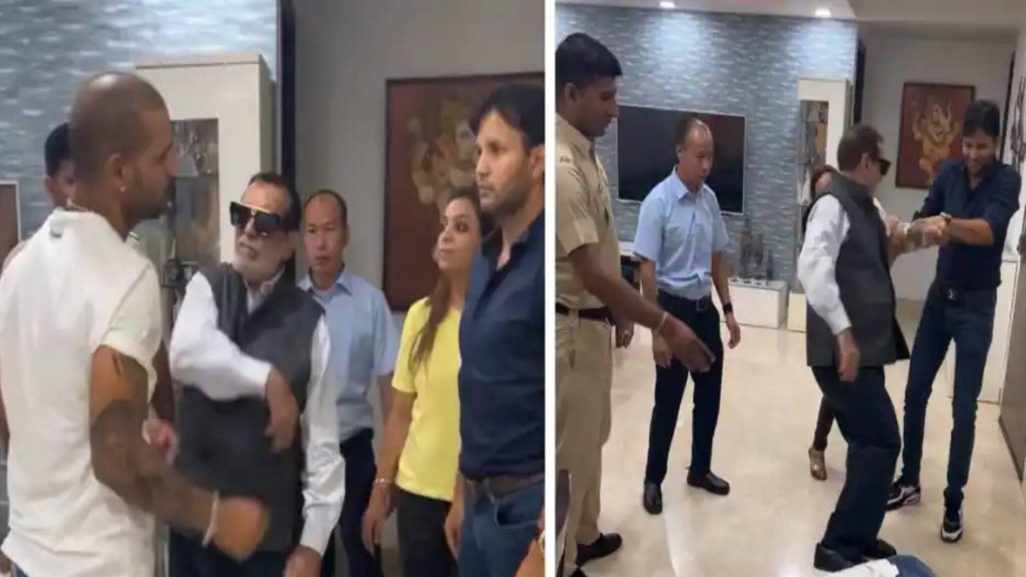 Shikhar Dhawan |പഞ്ചാബ് പ്ലേഓഫില്‍ കടക്കാത്തതിന് ധവാന് അച്ഛന്റെ വക ഇടിയും ചവിട്ടും; വൈറല്‍ വീഡിയോ പങ്കിട്ട് താരം