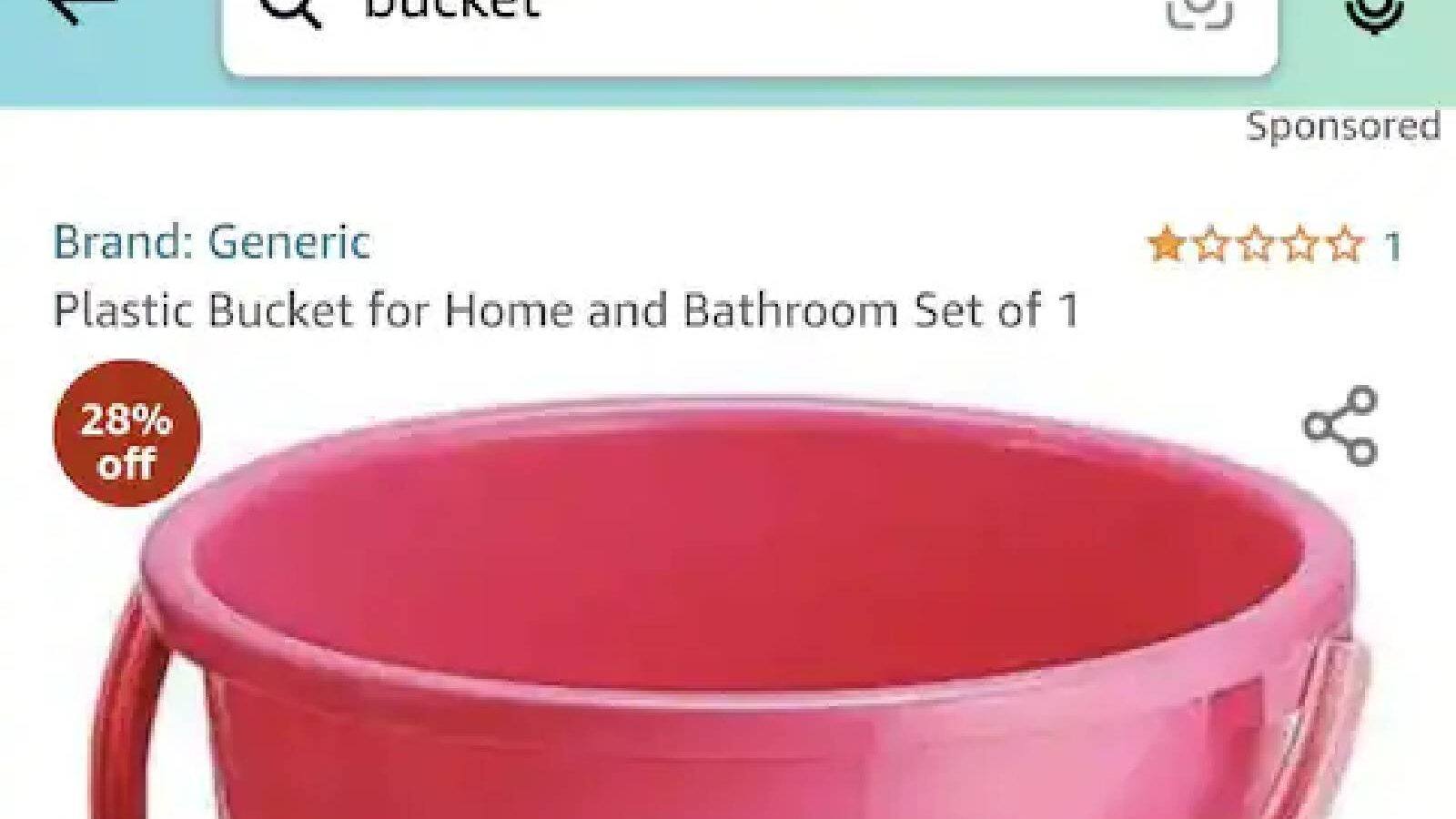 Amazon ഒരു ബക്കറ്റിന് ആമസോണിൽ 26000 രൂപ; വെള്ളം വീഞ്ഞാക്കാ