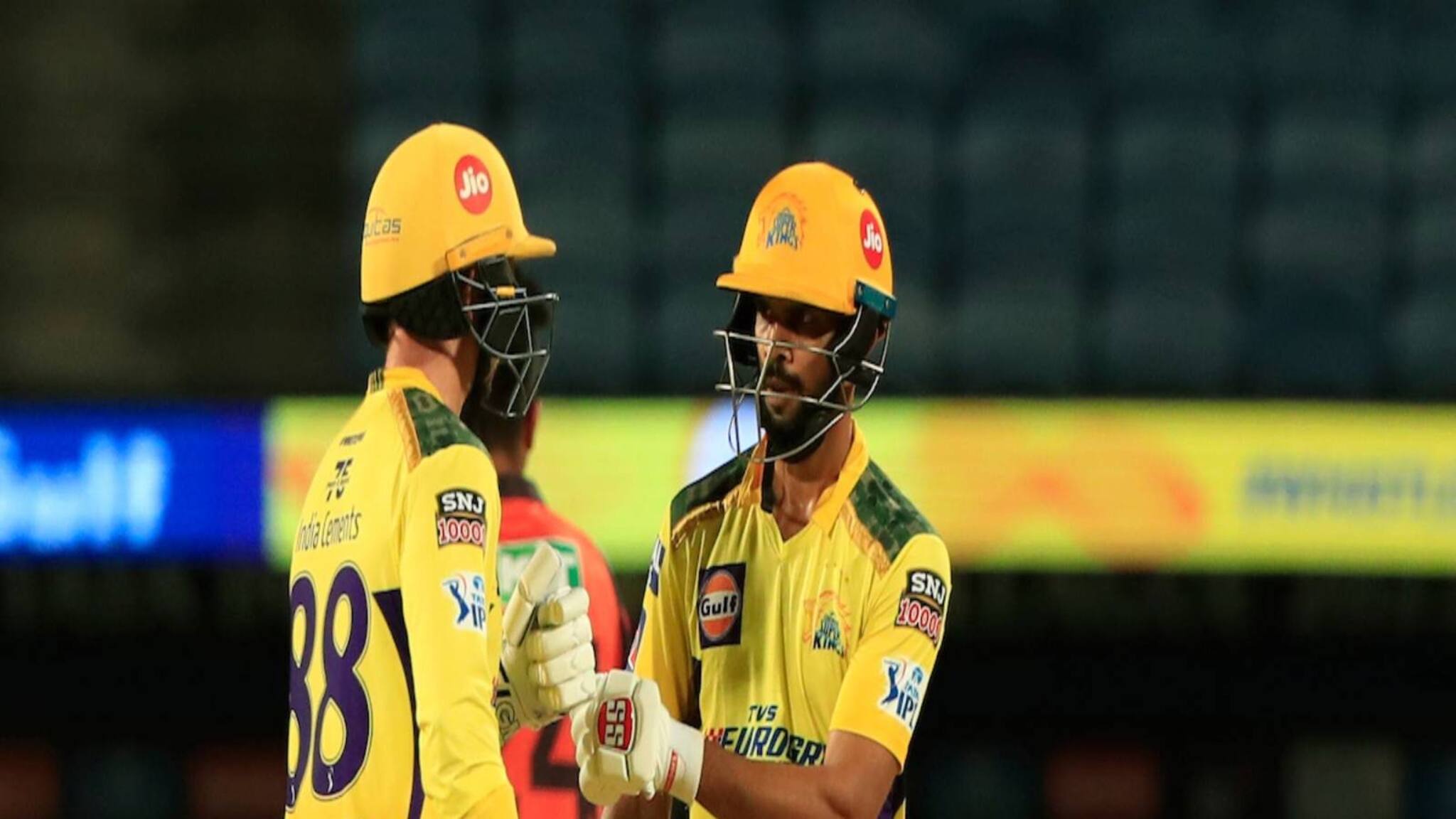 IPL 2022 |റുതുരാജിന് ഒരു റണ്‍ അകലെ സെഞ്ച്വറി നഷ്ടം; കോണ്‍വെ 55 പന്തില്‍ 85*; ഹൈദരാബാദിനെതിരെ ചെന്നൈക്ക് വമ്പന്‍ സ്‌കോര്‍