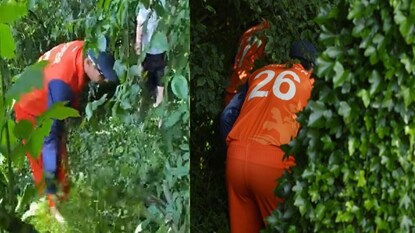 പന്ത് തിരയുന്ന നെതർലൻഡ്സ് താരങ്ങൾ പന്ത് തിരയുന്ന നെതർലൻഡ്സ് താരങ്ങൾ