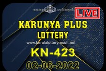 കാരുണ്യ പ്ലസ് കെഎന്‍ 423 ലോട്ടറി ഫലം പുറത്ത്; 80 ലക്ഷം നേടിയ ഭാഗ്യശാലി ആര്?