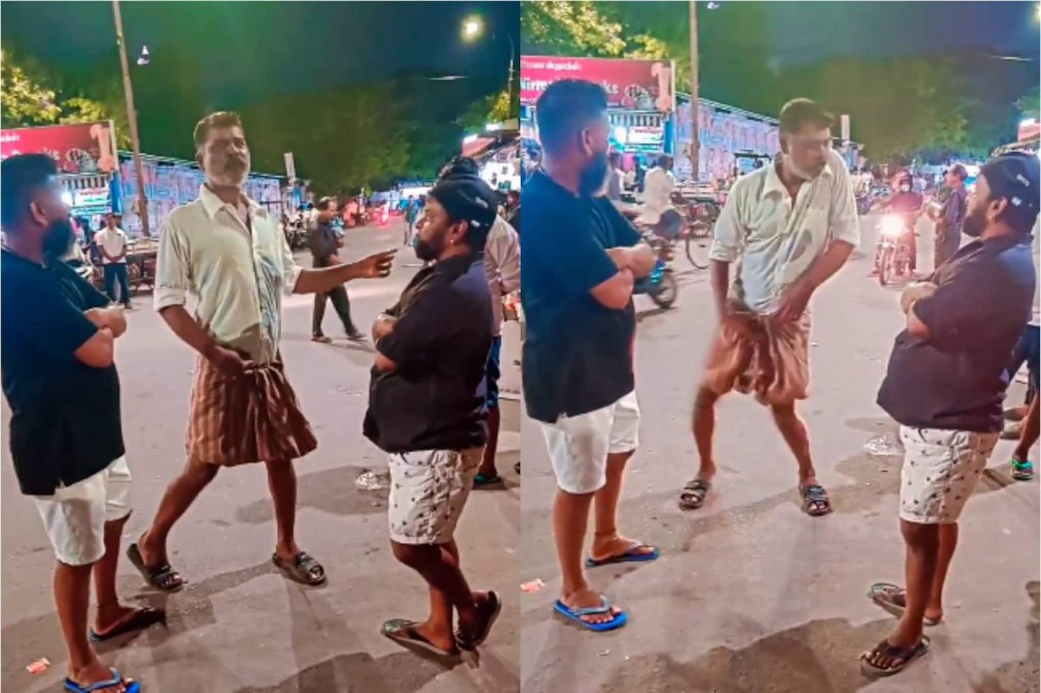 ലുങ്കി മടക്കിക്കുത്തി പ്രഭു ദേവയുടെ സ്റ്റെപ് ഇറക്കി രമേശണ്ണൻ