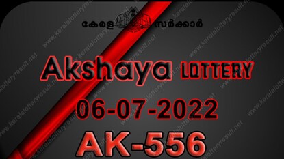 അക്ഷയ ലോട്ടറിഫലം അക്ഷയ ലോട്ടറിഫലം