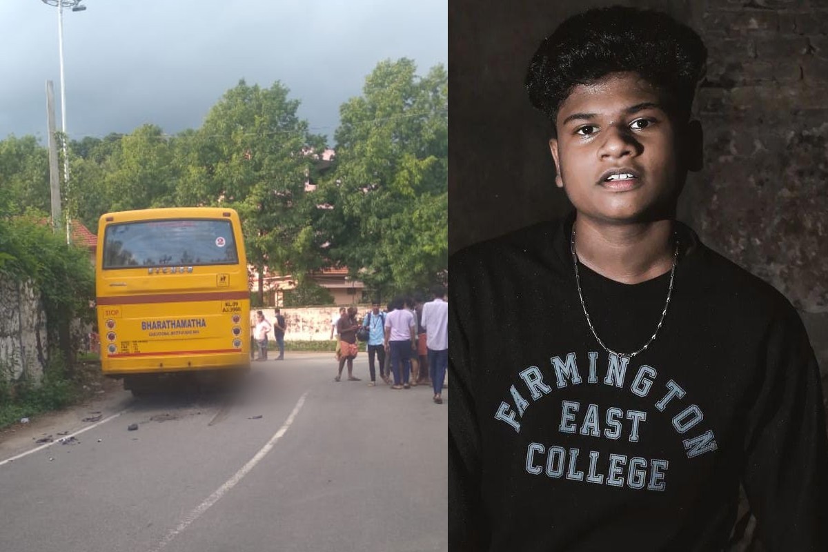  പാലക്കാട്  അകത്തേത്തറയിൽ ബസും ബൈക്കും കൂട്ടിയിടിച്ച് വിദ്യാർത്ഥി മരിച്ചു. ബൈക്ക് യാത്രക്കാരനായ വിദ്യാർത്ഥി റെയിൽവേ കോളനിയ്ക്ക് സമീപം മേലേമുരളി സ്വദേശി വിഷ്ണു (16) വാണ് മരിച്ചത്.