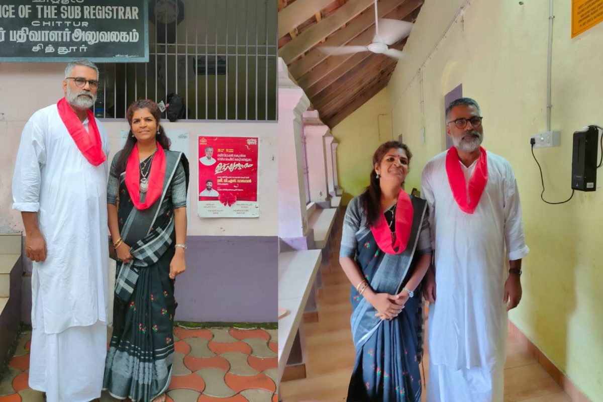 ആക്ടിവിസ്റ്റുകളായ കനകദുർഗയും വിളയോടി ശിവൻകുട്ടിയും വിവാഹിതരായി