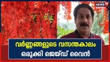 വർണ്ണങ്ങളുടെ വസന്തകാലം; കട്ടപ്പനയിൽ ബിജുവിന്റെ വീട്ടിൽ ജേഡ് വൈൻ പൂക്കൾ വിരിഞ്ഞു