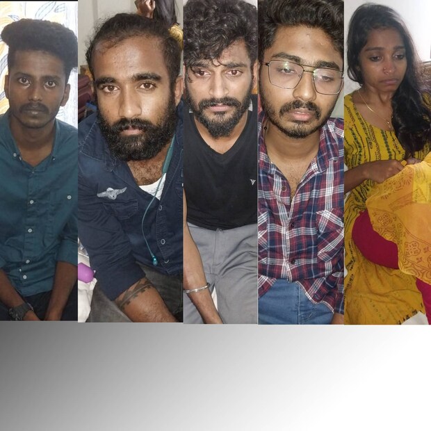 പത്തനംതിട്ട: പന്തളത്ത് എംഡിഎംഎയുമായി പിടികൂടിയ പ്രതികളെല്ലാം ലഹരി ഉപയോഗിക്കുന്നവരാണെന്ന് പൊലീസ്. പ്രതികളിൽനിന്ന് എംഡിഎംഎ കൂടാതെ കഞ്ചാവും ഗർഭനിരോധന ഉറകളും ലൈംഗിക ഉത്തേജന മരുന്നുകളും പൊലീസ് പിടിച്ചെടുത്തു. പ്രതികളെല്ലാം ലഹരിമരുന്ന് ഉപയോഗിക്കുന്നവരാണ്. പിടിയിലായ യുവതി ഒപ്പമുണ്ടായിരുന്ന ഒരു യുവാവിന്റെ കാമുകിയാണെന്ന സൂചനയും പൊലീസ് നൽകുന്നു. ഇവർ ഉപയോഗിച്ച ഒമ്പത് മൊബൈൽ ഫോണുകളും രണ്ടു കാറുകളും ഒരു ബൈക്കും പൊലീസ് കസ്റ്റഡിയിലെടുത്തിട്ടുണ്ട്. കഴിഞ്ഞ ദിവസമാണ് പന്തളത്തെ ഒരു ലോഡ്ജിൽനിന്ന് 154 ഗ്രാം എംഡിഎംഎ പൊലീസ് പിടികൂടിയത്. പത്തനംതിട്ട: പന്തളത്ത് എംഡിഎംഎയുമായി പിടികൂടിയ പ്രതികളെല്ലാം ലഹരി ഉപയോഗിക്കുന്നവരാണെന്ന് പൊലീസ്. പ്രതികളിൽനിന്ന് എംഡിഎംഎ കൂടാതെ കഞ്ചാവും ഗർഭനിരോധന ഉറകളും ലൈംഗിക ഉത്തേജന മരുന്നുകളും പൊലീസ് പിടിച്ചെടുത്തു. പ്രതികളെല്ലാം ലഹരിമരുന്ന് ഉപയോഗിക്കുന്നവരാണ്. പിടിയിലായ യുവതി ഒപ്പമുണ്ടായിരുന്ന ഒരു യുവാവിന്റെ കാമുകിയാണെന്ന സൂചനയും പൊലീസ് നൽകുന്നു. ഇവർ ഉപയോഗിച്ച ഒമ്പത് മൊബൈൽ ഫോണുകളും രണ്ടു കാറുകളും ഒരു ബൈക്കും പൊലീസ് കസ്റ്റഡിയിലെടുത്തിട്ടുണ്ട്. കഴിഞ്ഞ ദിവസമാണ് പന്തളത്തെ ഒരു ലോഡ്ജിൽനിന്ന് 154 ഗ്രാം എംഡിഎംഎ പൊലീസ് പിടികൂടിയത്.