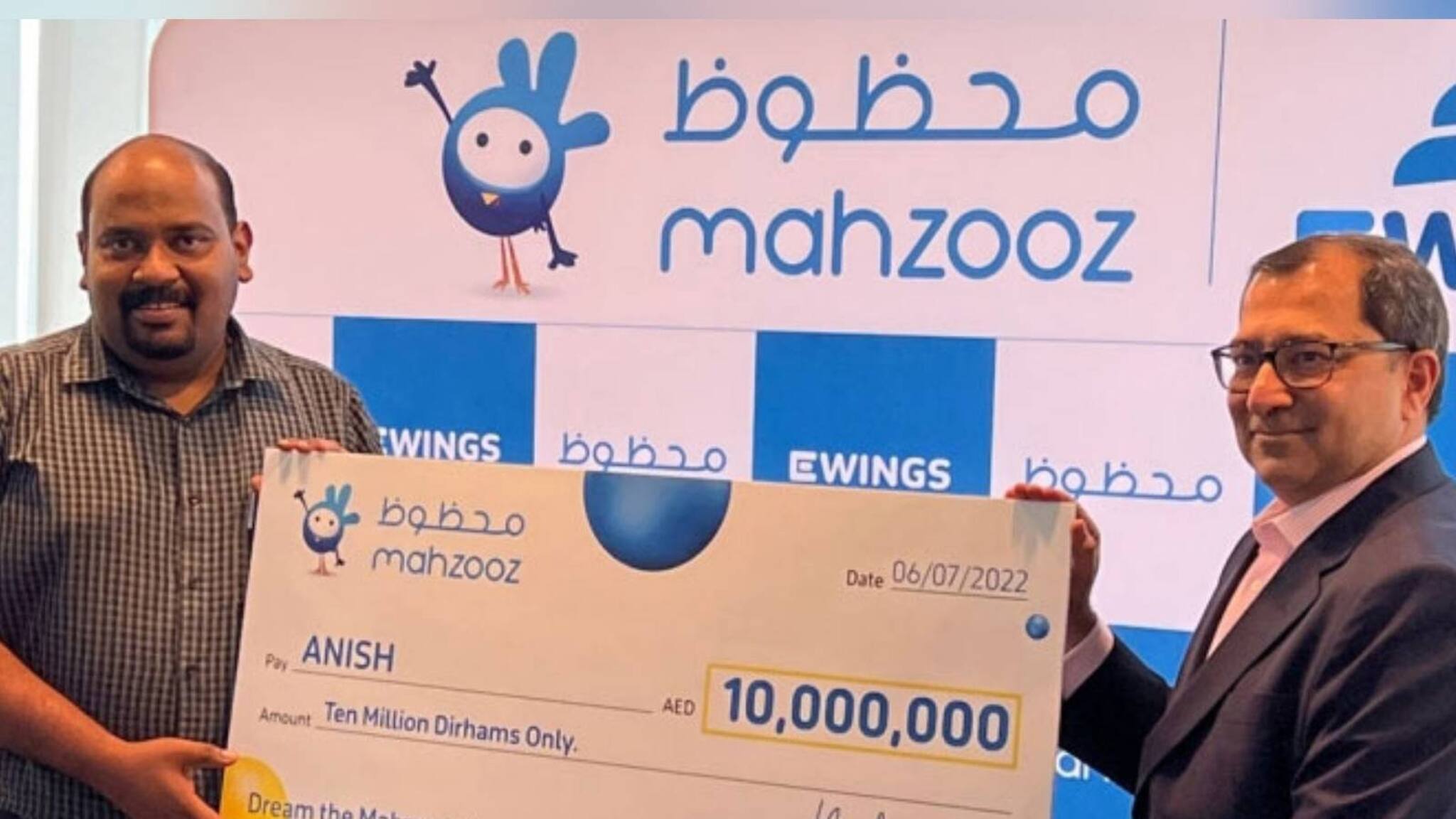 Mahzooz Lottery | ദുബായ് മലയാളിക്ക് 21.5 കോടി രൂപ സമ്മാനം;അടിച്ചത് മെഹസൂസ് ലോട്ടറി