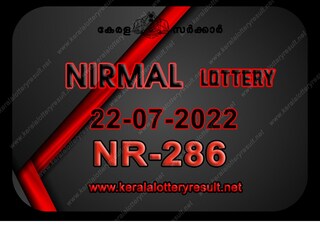 നിർമൽ ലോട്ടറിഫലം