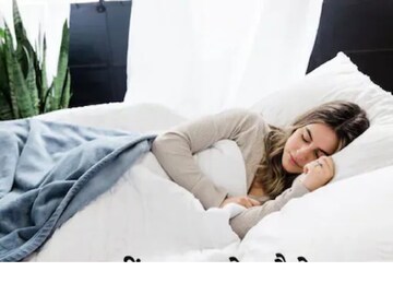 Sleeping on your back offers maximum health benefits.
