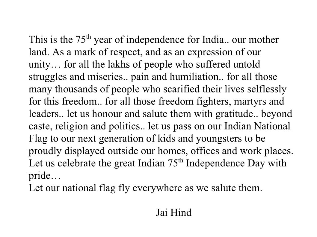  Rajinikanth shared a lenghty, heartwarming note for fellow countrymen. (Image: Twitter)