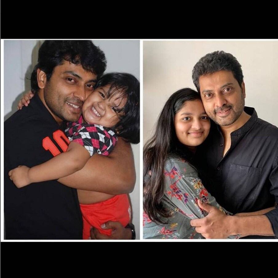  2021ൽ മൂത്ത മകളുടെ ജന്മദിനത്തിൽ നരേൻ പോസ്റ്റ് ചെയ്ത ചിത്രം