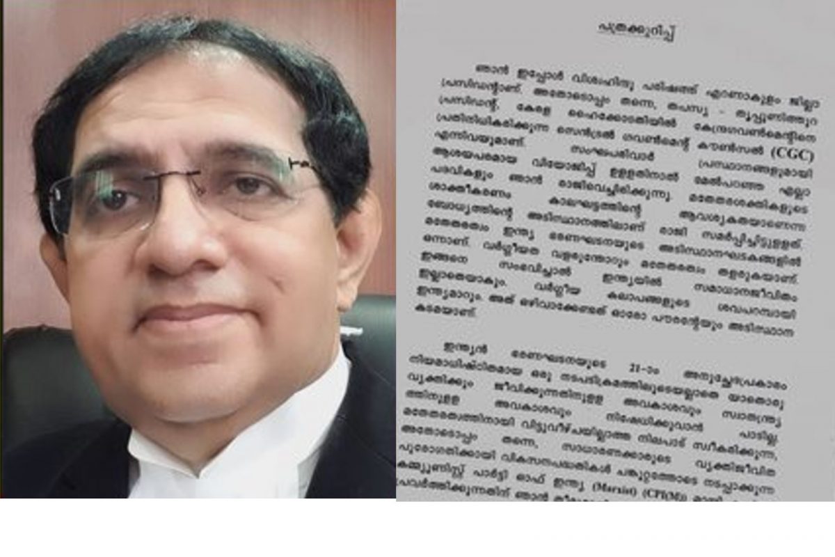 VHP ജില്ലാ പ്രസിഡന്റ് CPMല്‍; വർഗീയ കലാപങ്ങളുടെ ശവപ്പറമ്പായി ഇന്ത്യ മാറുമെന്ന് വാദം