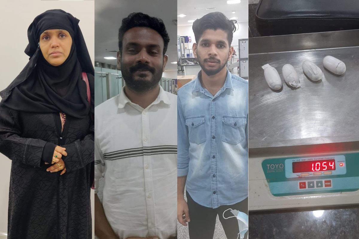 കരിപ്പൂരിൽ അടിവസ്ത്രത്തിനുള്ളിലും മലദ്വാരത്തിലും 3 കിലോ സ്വർണം കടത്തിയ മൂന്നുപേർ പിടിയിൽ 