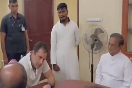 വീഡിയോ വൈറലായതിന് പിന്നാലെ രാഹുല്‍ ഗാന്ധിക്കെതിരെ ബിജെപി രംഗത്തെത്തി.