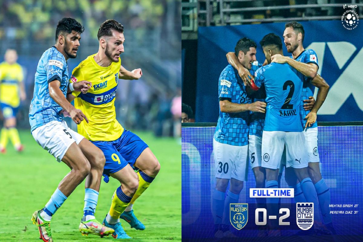 വീണ്ടും ബ്ലാസ്റ്റേഴ്സ് വീണു; മുംബൈ സിറ്റി എഫ് സിയോട് തോറ്റത് എതിരില്ലാത്ത രണ്ട് ഗോളിന്