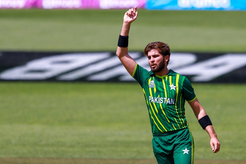 shaheen afridi during a world cup match
