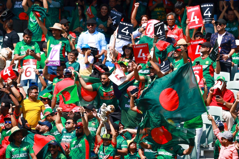 bangladesh cricket fans during a match