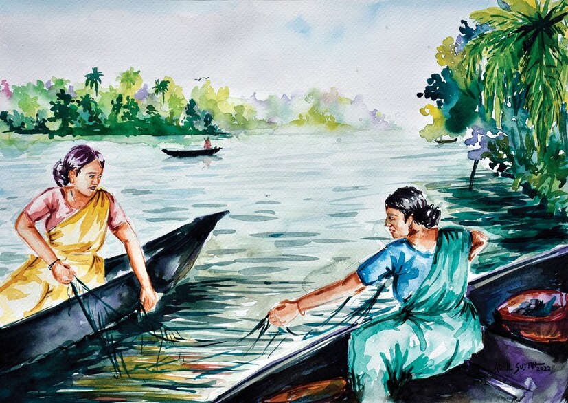  കൊച്ചിയിൽ നിന്നുൾപ്പെടെ കേരളത്തിൽ നിന്നുള്ള 18 ചിത്രകാരൻമാരുടെ സൃഷ്ടികളാണ് കലാവിഷ്‌കാരത്തിന്റെ ഭാഗമായത്. ഫിഷറീസ് മേഖലയ്ക്ക് ഉപദേശനിർദേശങ്ങൾ നൽകുന്ന അന്താരാഷ്ട്ര സ്ഥാപനമാണ് ബിഒബിപി.