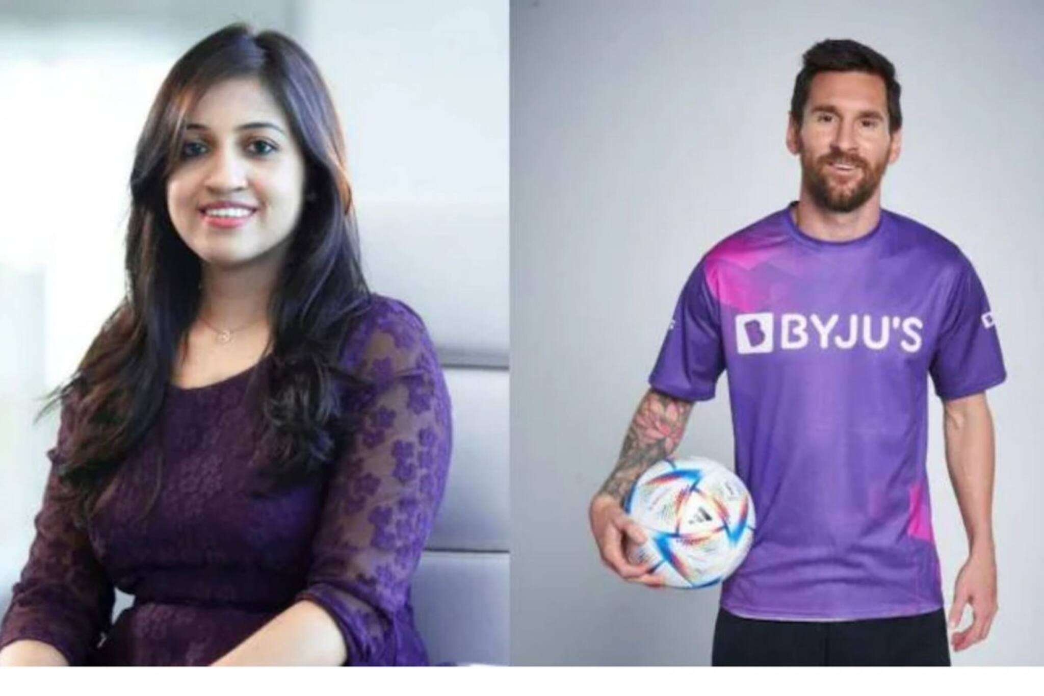 'ജീവനക്കാരെ പിരിച്ചുവിടുന്നതിനിടെ മെസി ബ്രാൻഡ് അംബാസഡർ'; ബൈജൂസ് സഹസ്ഥാപക ദിവ്യ ഗോകുൽനാഥ് പ്രതികരിക്കുന്നു