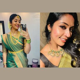 Navya Nair | 'ആരെയും വിളിക്കാൻ പറ്റിയില്ല, വധു റെഡി'; പോസ്റ്റിൽ കള്ളച്ചിരിയുമായി നവ്യ നായർ