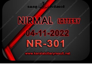 നിർമൽ ലോട്ടറിഫലം