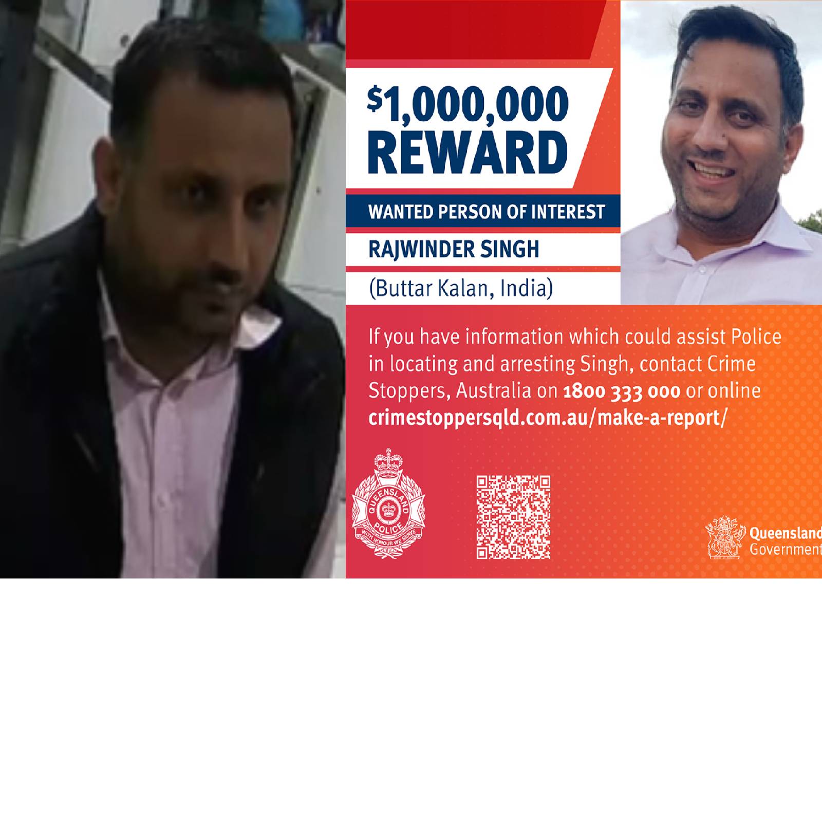 ഓസ്ട്രേലിയന്‍ യുവതിയെ കൊലപ്പെടുത്തി മുങ്ങിയ ഇന്ത്യന്‍ നഴ്സിനെ പിടികൂടാന്‍ സഹായിച്ചാല്‍ 5.23 കോടി പാരിതോഷികം